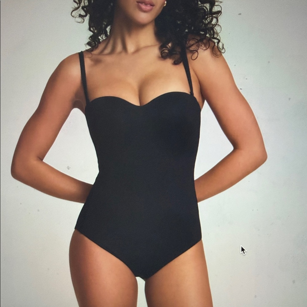 SPANX Elegant Black One-Piece Swimsuit